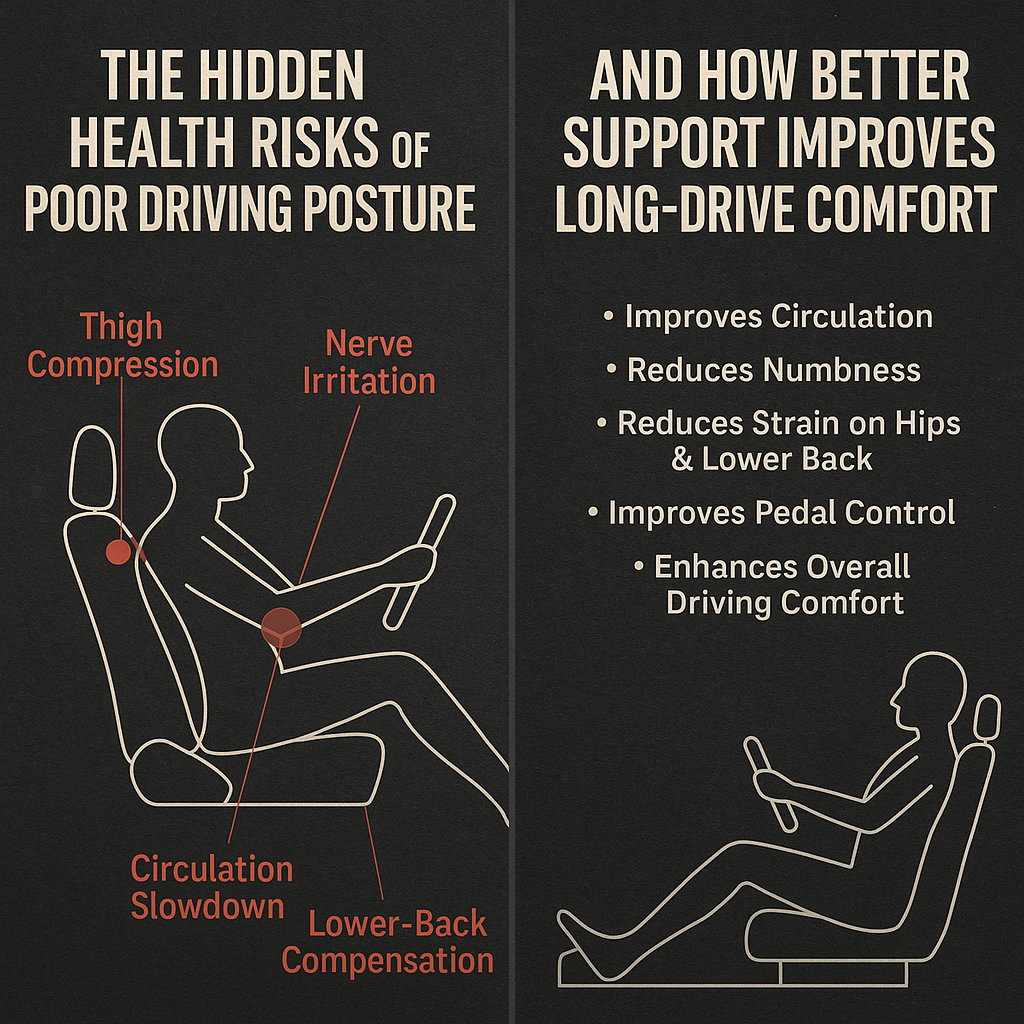 Infographic comparing poor driving 